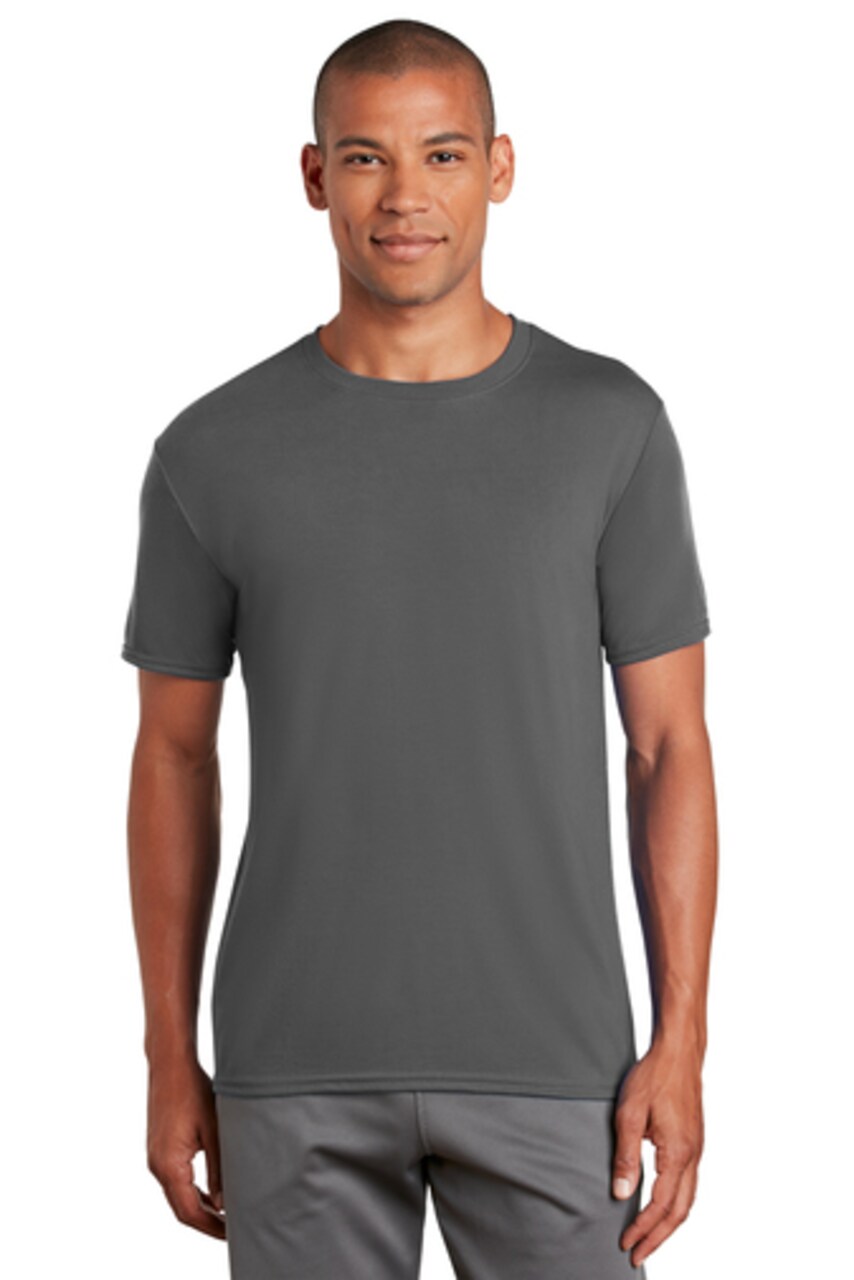 Gildan Performance Short Sleeve Crewneck T-Shirt for Gym, Workwear & Training Polyester Tee